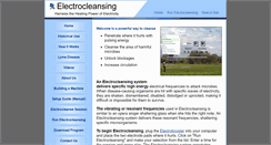 Desktop Screenshot of electrocleansing.com